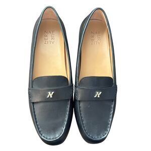 Naturalizer Evie Black Leather Slip On Loafer - size 10.5M